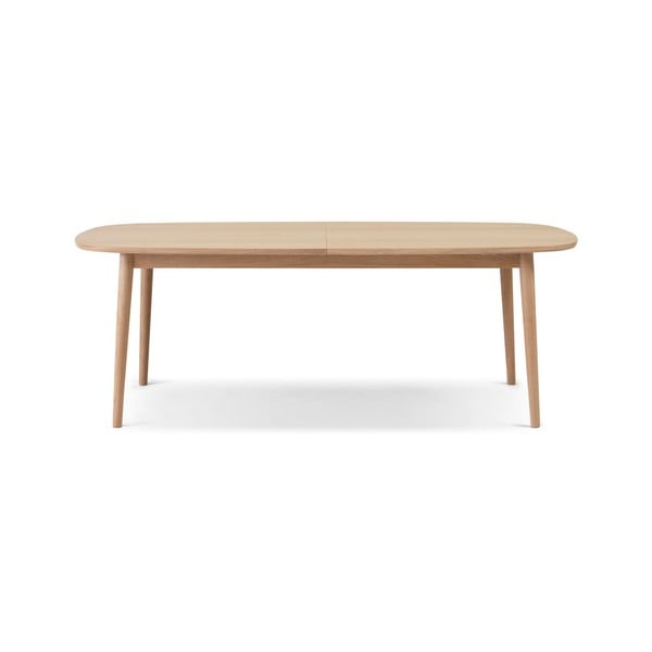 Svetlohnedý rozkladací jedálenský stôl WOOD AND VISION Bow, 210 × 105 cm