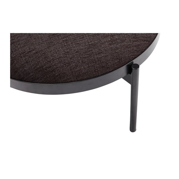 Čierna stolička Hübsch Futuro, ø 65 cm-image-1