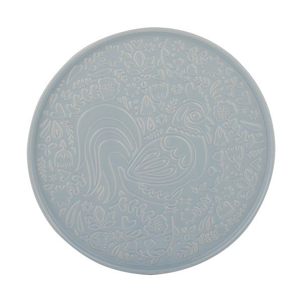 Sivomodrý servírovací keramický tanier ø 30 cm Home to Roost – Mason Cash