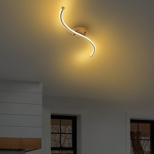 LED stropné svietidlo v zlatej farbe 10x67 cm Yilan – Opviq lights-image-1