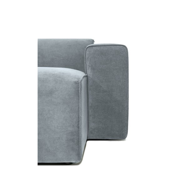 Sivý menčestrový modul pohovky (pravý roh) Sting – Scandic-image-3