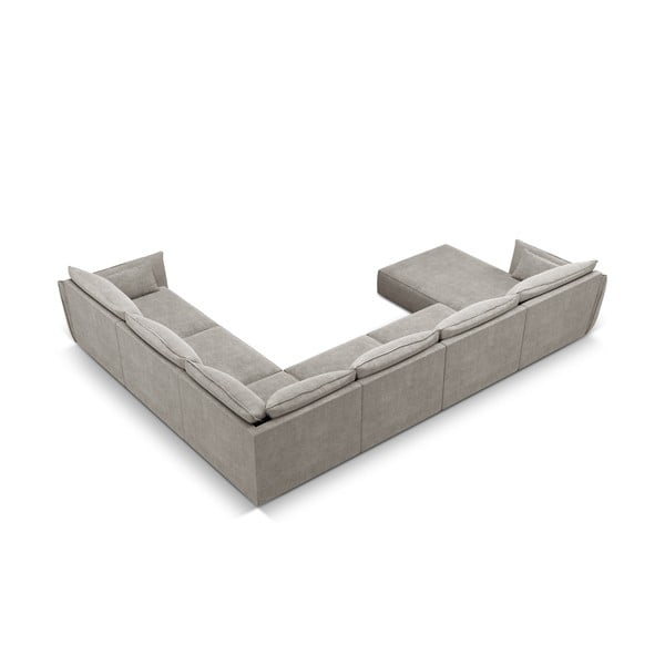 Svetlosivá rohová pohovka (pravý roh) Vanda - Mazzini Sofas-image-3