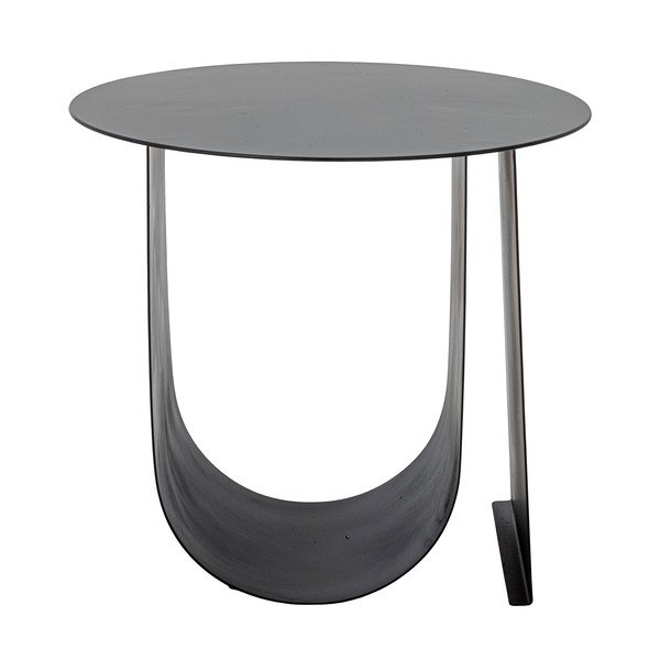 Kovový okrúhly odkladací stolík ø 43 cm Cher – Bloomingville