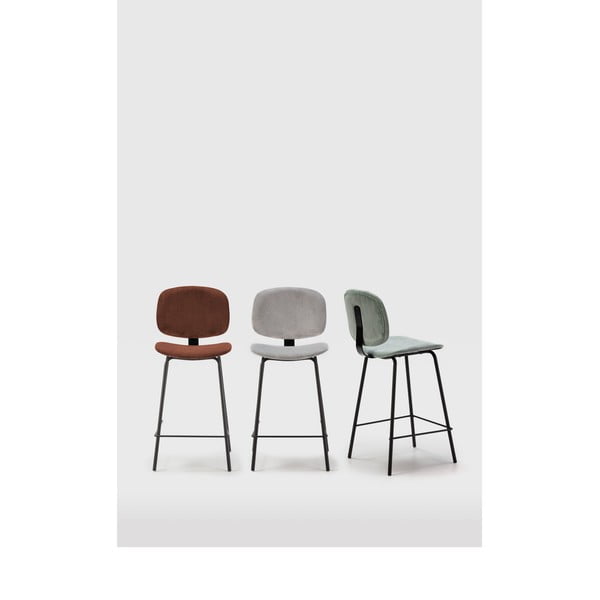 Vínové barové stoličky v súprave 2 ks (výška sedadla 64 cm) Arus – Marckeric-image-1