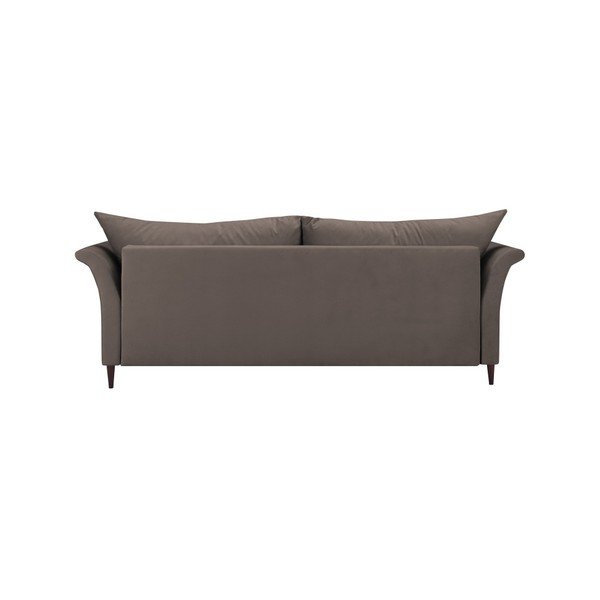 Svetlohnedá trojmiestna rozkladacia pohovka s úložným priestorom Mazzini Sofas Peony-image-4