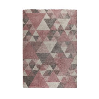 Ružovo-sivý koberec Flair Rugs Nuru, 120 × 170 cm