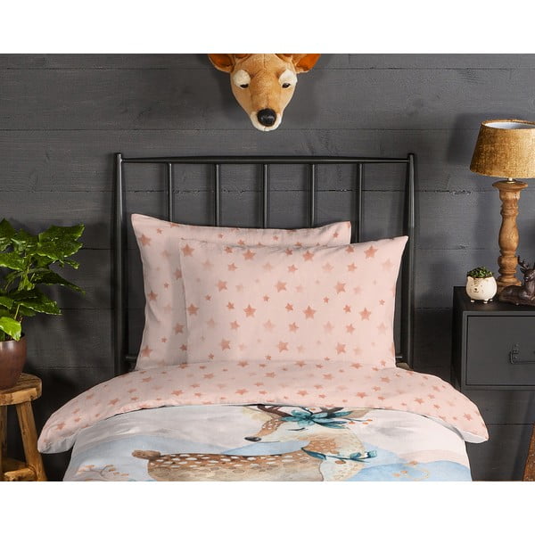 Flanelové detské obliečky na jednolôžko 140x200 cm Josy – Good Morning-image-2