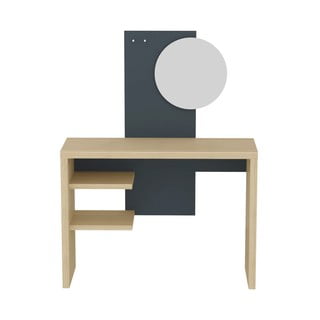 Toaletný stolík s dubovou doskou 105x42 cm Hugo - TemaHome