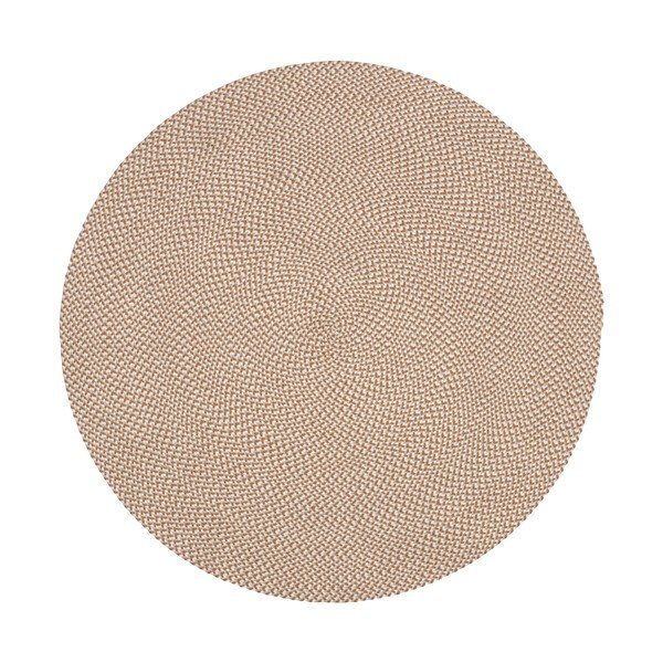 Béžový koberec z recyklovaného plastu La forma Rodhe, ø 150 cm