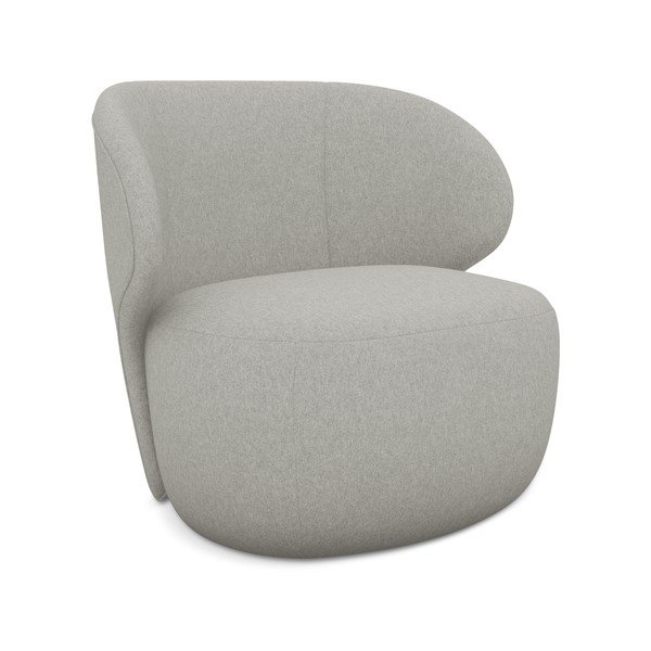 Svetlosivé kreslo Kama – Makamii