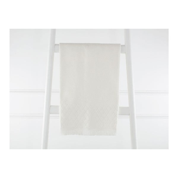 Biely bavlnený uterák Madame Coco Simple, 50 x 80 cm