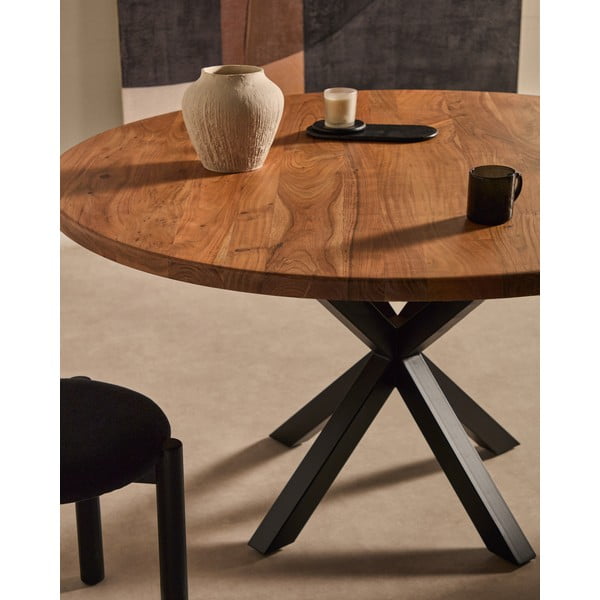 Jedálenský stôl s doskou z akácie ø 150 cm Argo – Kave Home-image-2