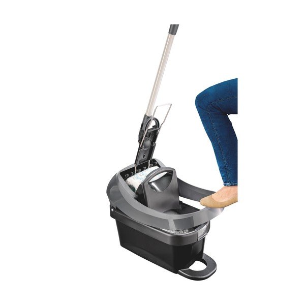 Rotačný mop s vedierkom Profi XL Mobile Black – LEIFHEIT-image-1