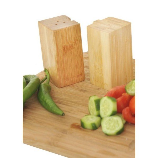 Bambusová soľnička a korenička Bambum Pozole-image-1