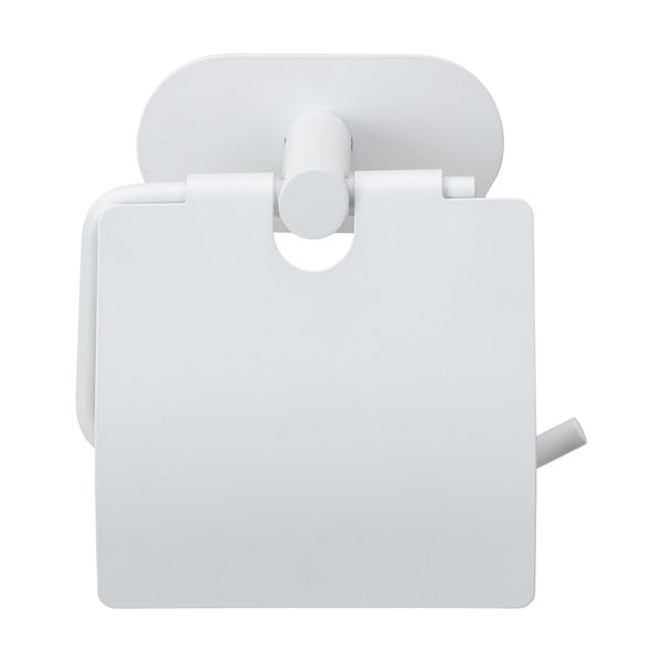 Biely samodržiaci držiak na toaletný papier z nehrdzavejúcej ocele Orea – Wenko-image-3