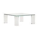 Sklenený konferenčný stolík 85x85 cm Adularia – Kave Home