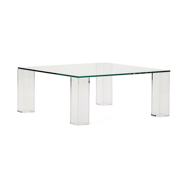 Sklenený konferenčný stolík 85x85 cm Adularia – Kave Home