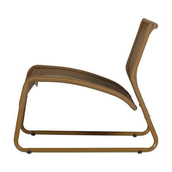 Okrovožlté z umelého ratanu záhradné kreslo West – WOOOD-image-2