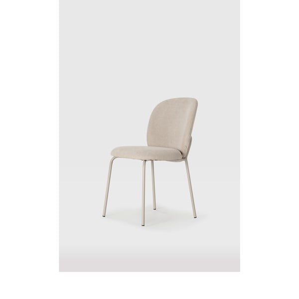 Krémové jedálenské stoličky v súprave 4 ks Daia – Marckeric-image-1