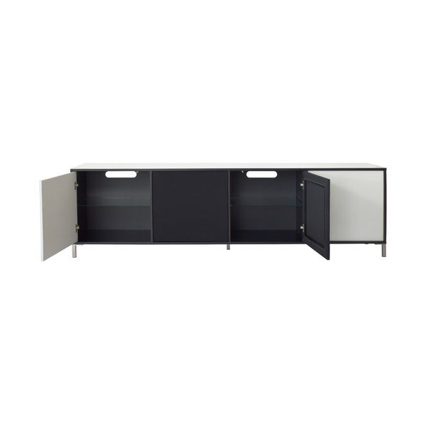 TV komoda Happy, čiernobiela-image-1