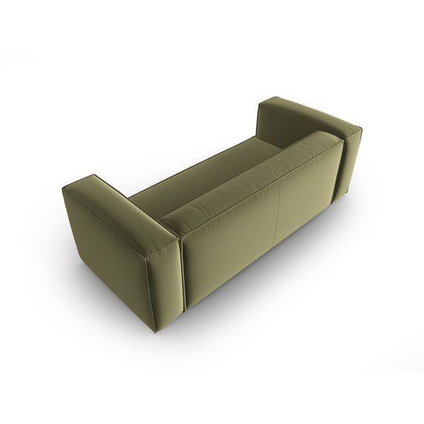 Zelená zamatová pohovka 200 cm Mackay – Cosmopolitan Design-image-3