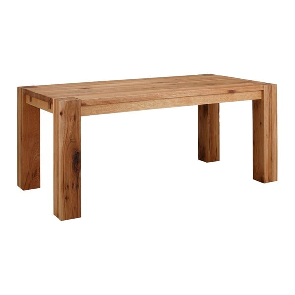 Jedálenský stôl z masívneho dubového dreva Støraa Matrix, 90 × 220 cm