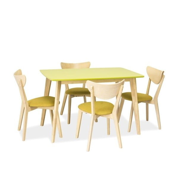 Jedálenský stôl Combo, zelený