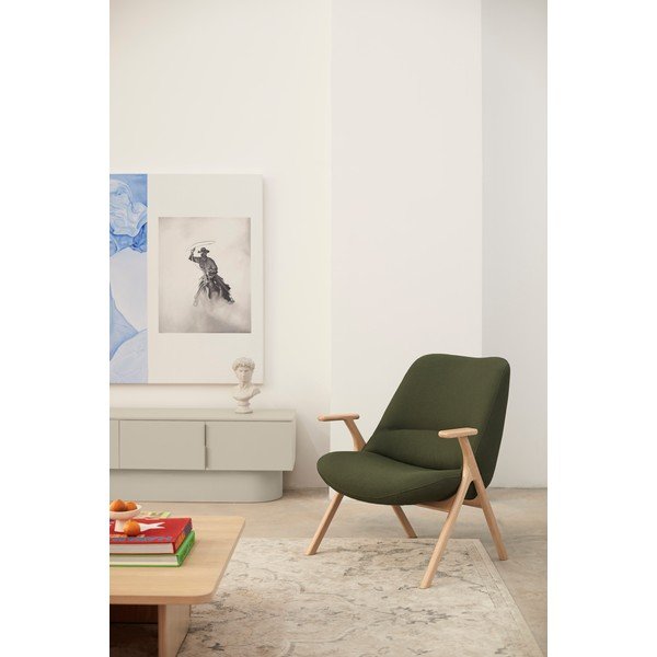 Tmavozelené kreslo Dins – Teulat-image-1