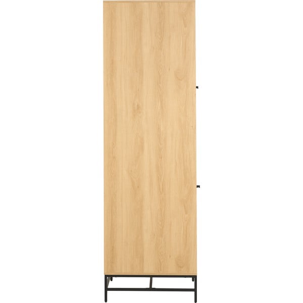 Šatníková skriňa v dekore duba v prírodnej farbe 51x200x60 cm Albany  – Actona-image-3