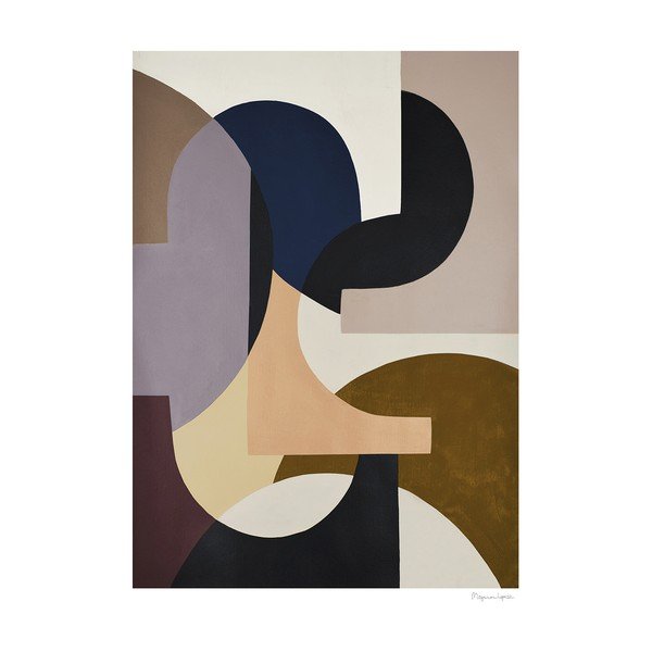 Plagát 50x70 cm Rosa – Berit Mogensen Lopez – The Poster Club