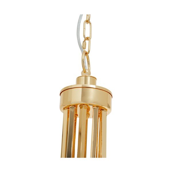 Kovové závesné svietidlo v zlatej farbe Glamour – Premier Housewares-image-4