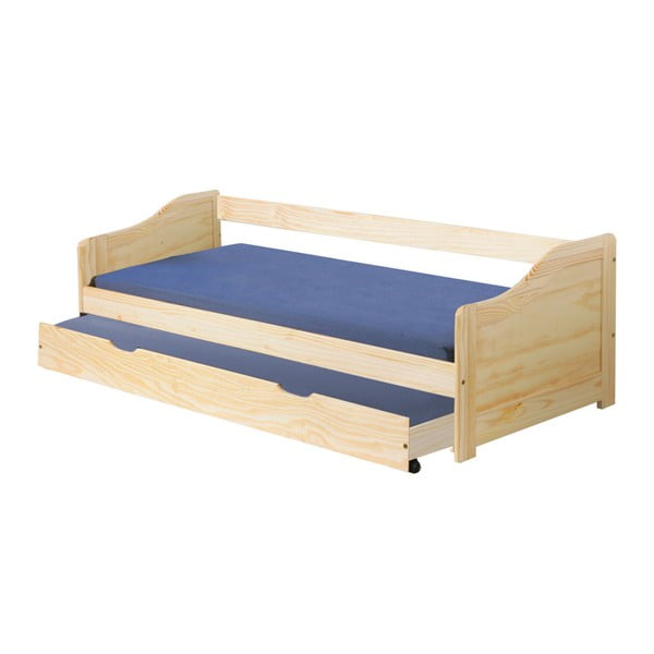 Drevená jednolôžková posteľ so zásuvkou 13Casa Leon, 90 x 190 cm