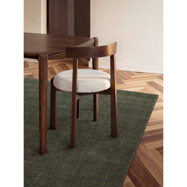 Tmavozelený ručne tkaný vlnený koberec 200x300 cm Greenwich – Ted Baker-image-1