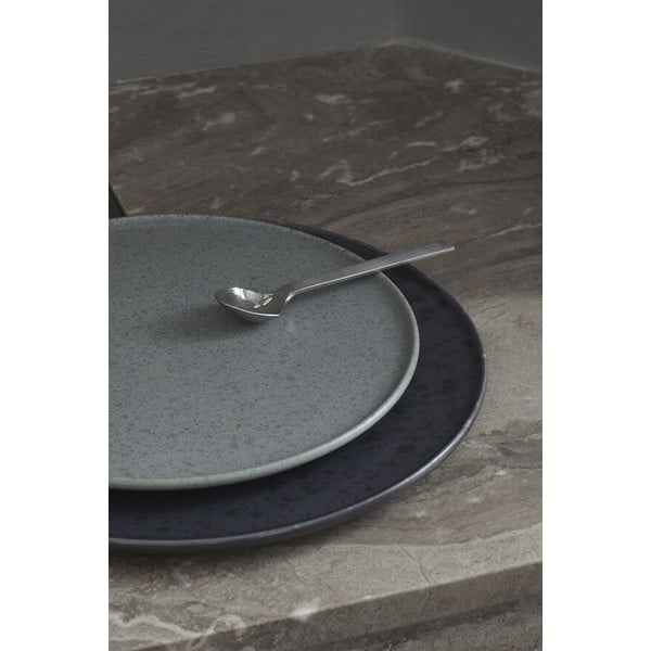 Modrý kameninový tanier Kähler Design Ombria, ⌀ 27 cm-image-1