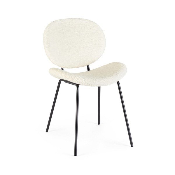 Biela čalúnená jedálenská stolička Maddie – Yes Everyday