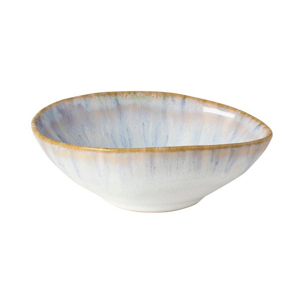 Kameninová miska v bielej farbe s béžovým okrajom Costa Nova Brisa, ⌀ 10 cm