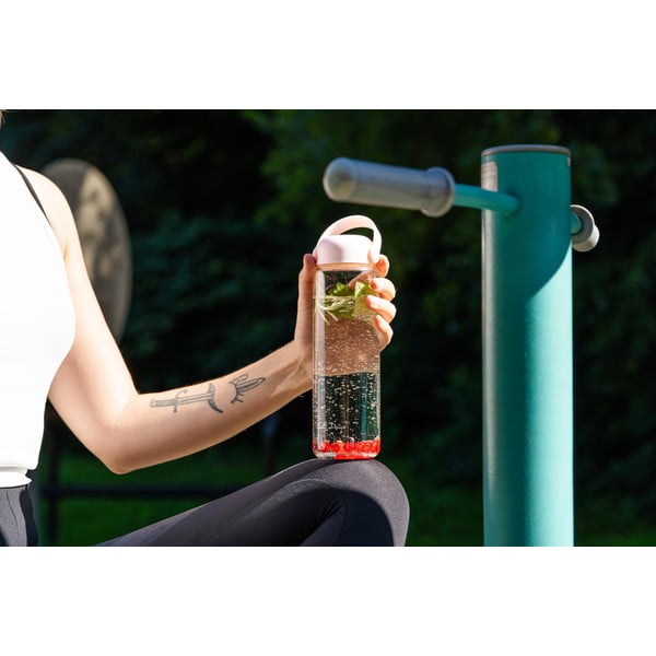 Sklenená fľaša v mentolovej farbe 540 ml Fuori – Vialli Design-image-1