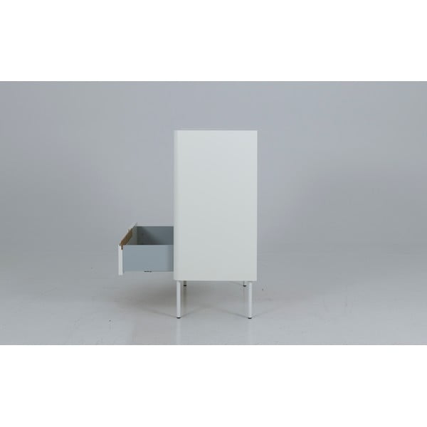 Biela komoda Tenzo Switch, 80 x 102 cm-image-1