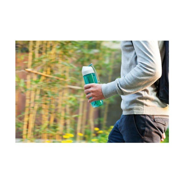 Sivo-modrá fľaša na vodu XD Design Neva, 450 ml-image-4