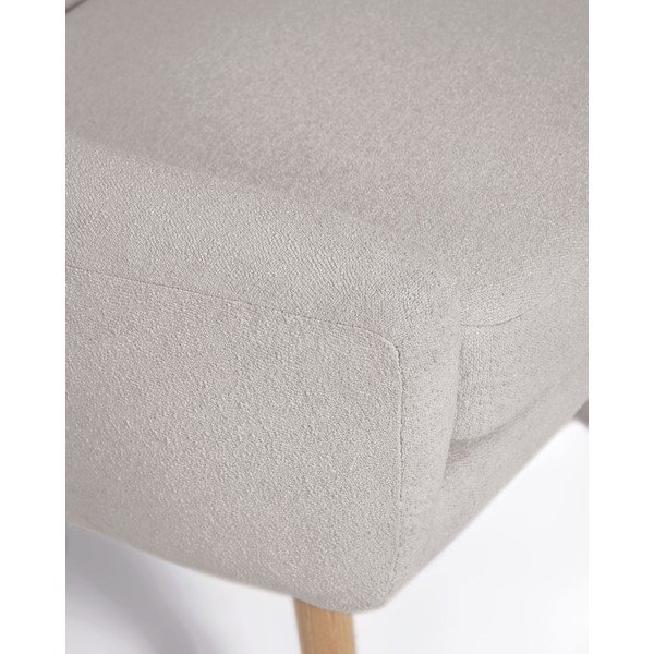 Sivé kreslo Candela - Kave Home-image-1