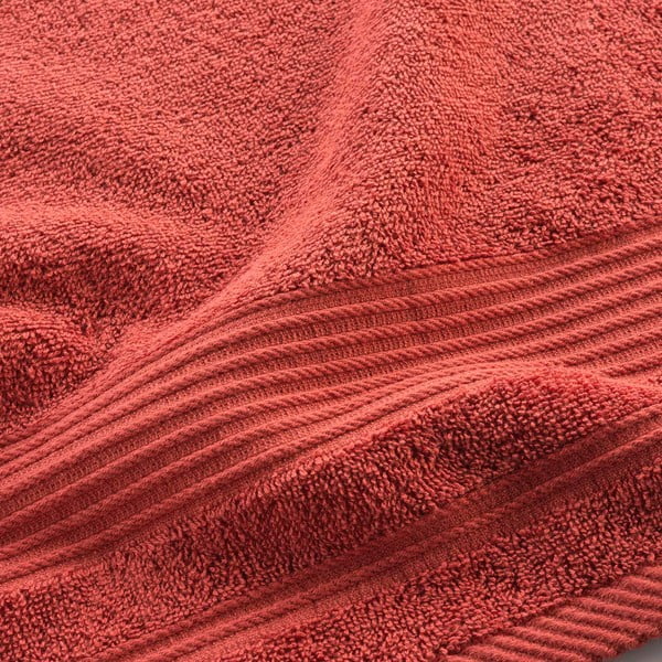 Froté bavlnený uterák v tehlovej farbe 50x90 cm Tendresse – douceur d'intérieur-image-2