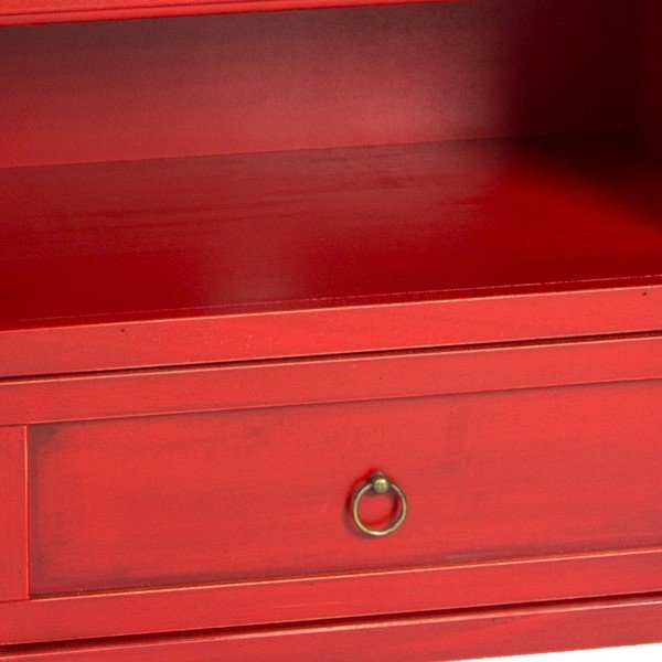 Červený TV stolík Crido Consulting Credenza-image-3