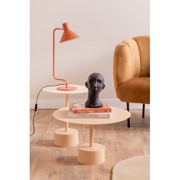 Kovový okrúhly odkladací stolík ø 55 cm Nowa – Leitmotiv-image-1