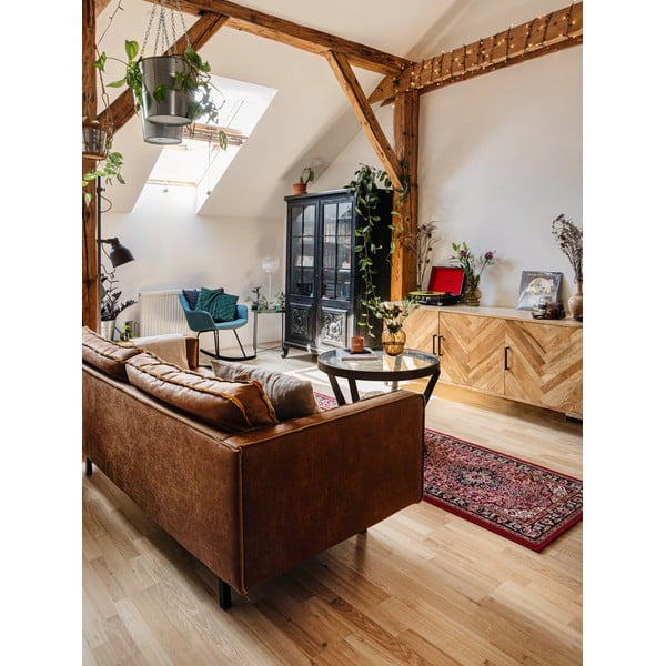 Červený behúň Nouristan Skazar Isfahan, 80 x 250 cm-image-1