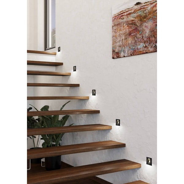 Čierne LED nástenné svietidlo MECINOS – EGLO-image-1