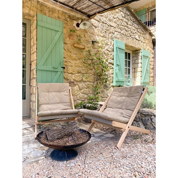 Svetlohnedé záhradné kreslo Boogie – Karup Design-image-4