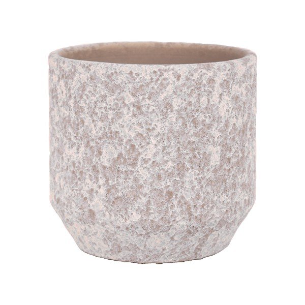 Keramický ručne vyrobený obal na kvetináč ø 14 cm Almada – Ego Dekor