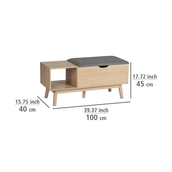 Botník s lavicou Edda - Wenko-image-3