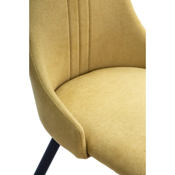 Žlté jedálenské stoličky v súprave 4 ks Mani - Marckeric-image-1