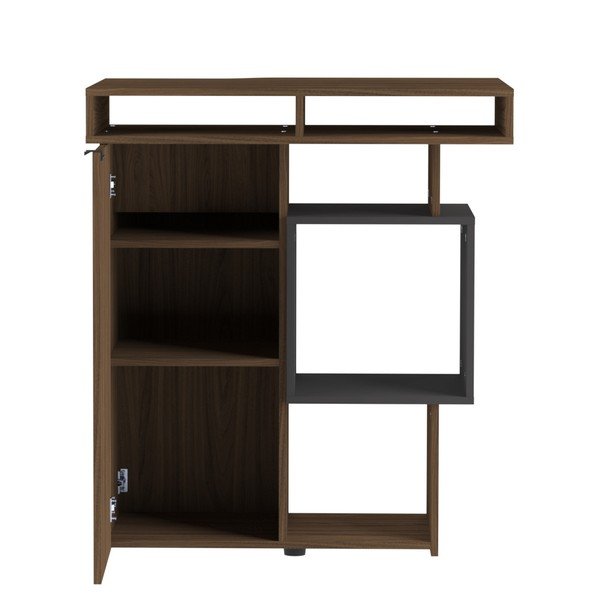 Tmavohnedý barový stolík Symbiosis Bar-image-2